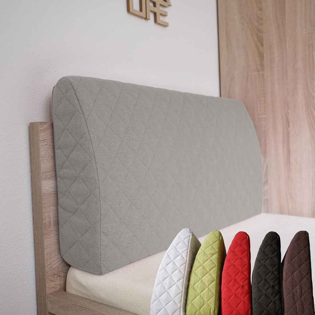 Sabeatex® spătar pentru pat, pernă de canapea, pernă de spătar pentru mobilier de lounge sau palet în 5 culori la modă. Lungime 90 cm, înălțime 45 cm Culoare: (gri) Perne lombare Naty Shop