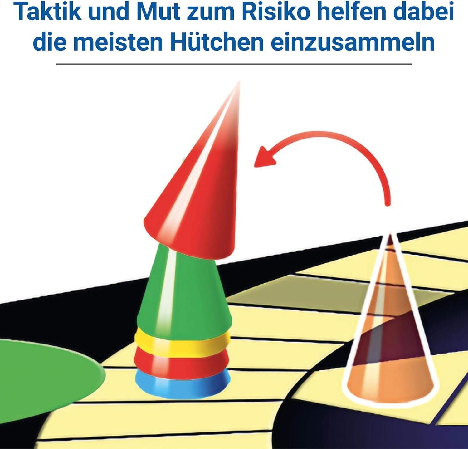 Ravensburger 26736 - Prinde pălăria - Joc cu scoici pentru 2-6 jucători, joc de familie pentru vârste de 6 ani și peste, Ravensburger Classic