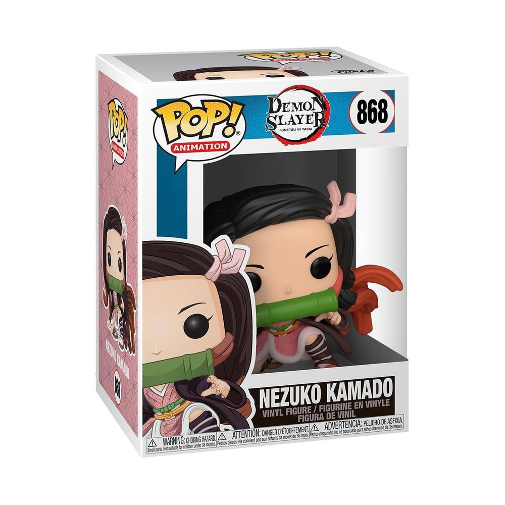Funko Pop! Animation: Dämonentöter – Nezuko Kamado – Vinyl-Sammelfigur – Geschenkidee – offizielles Merchandise – Spielzeug für Kinder und Erwachsene – Anime-Fans – Modellfigur für Sammler, Actionfiguren, Standardtitel von Naty Shop