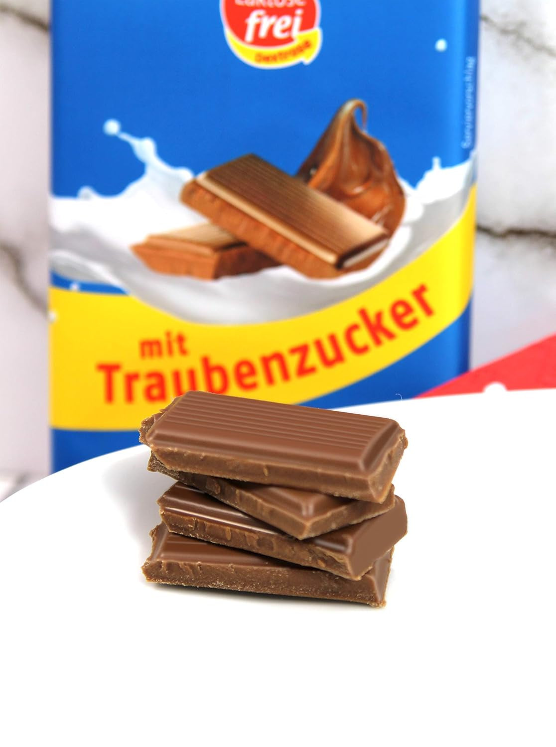 Frankonia Noisette mit Schokolade und Dextrose, laktose- und glutenfrei, 80 Gramm