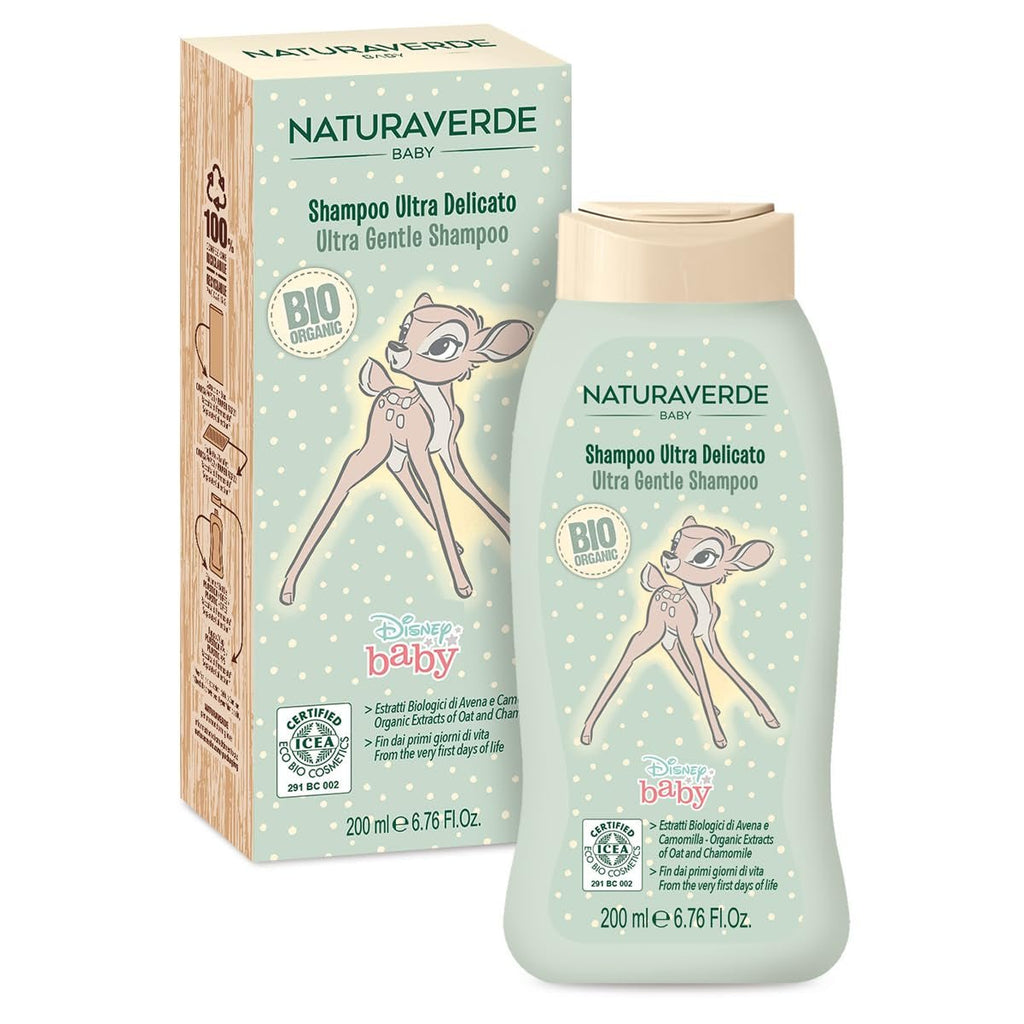 | Baby-BIO-Disney-Ultra Șampon delicat, 6x 200ml Copii - Baie si Skincare Naty Shop