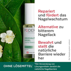 PODERM – STOPP NAGELRÖTUNG – Alternative zu Bitterlack – 100 % natürliches Anti-Stress-Pflegeserum – Aktiviert das Wachstum – Erwachsene/Kinder – Hergestellt in der Schweiz