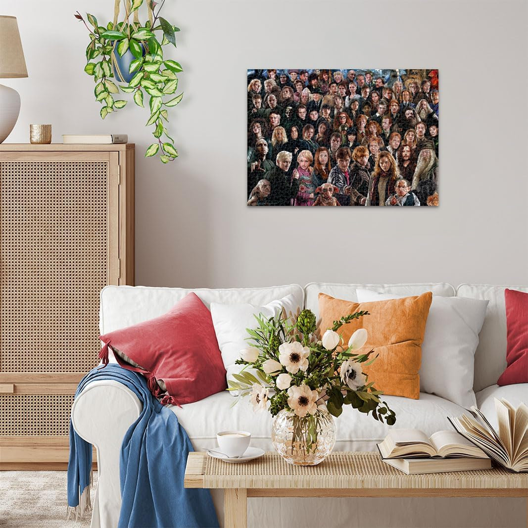 Ravensburger Harry Potter 1000-teiliges Puzzle 12000457 – Über 70 Charaktere aus der Zauberwelt von Hogwarts in einem Puzzle für Erwachsene und Kinder ab 14 Jahren. Puzzle Naty Shop