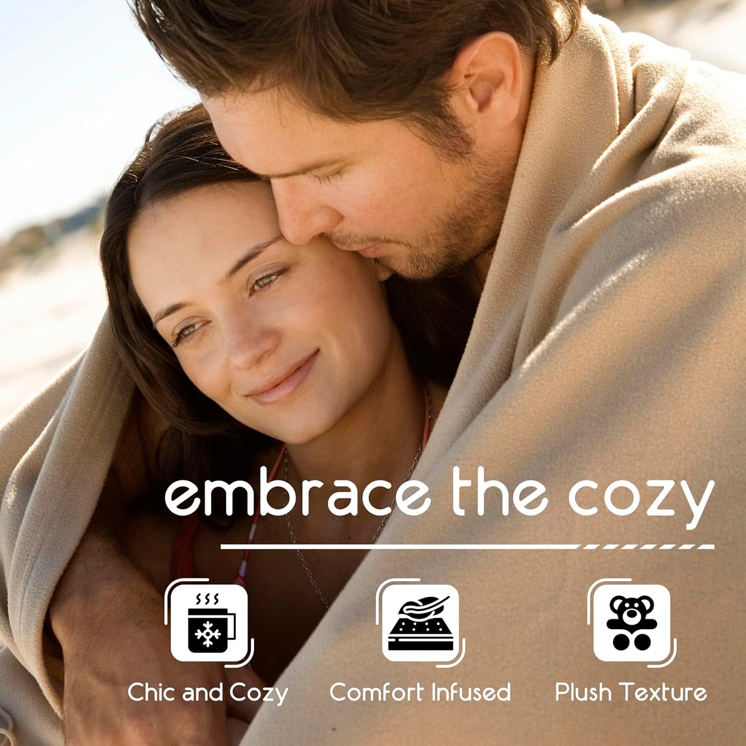 Vellux Original Doppeldecke, hellbraun Bettdecken und Steppdecken Naty Shop