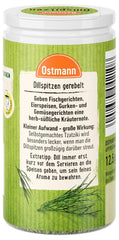 Ostmann Gewürze - Dillspitzen gerebelt | Ideal für Kartoffelsalat, Fischgerichte und Senfsauce 12,5 g in der Streudose
