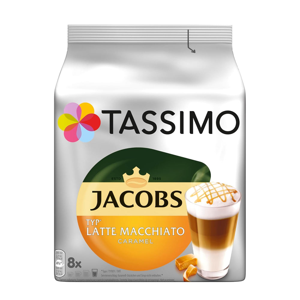 Tassimo Kapseln Probierbox, Vielfaltspaket, 64 Pads, 5 Sorten
