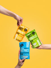 DIET-FOOD Instant-Shirataki-Konjac-Reis, kohlenhydratarm, kalorienarm, vegan, fettfrei, sojafrei, glutenfrei, Keto-freundlich, schlankmachende Reisnudeln, 200 Gramm