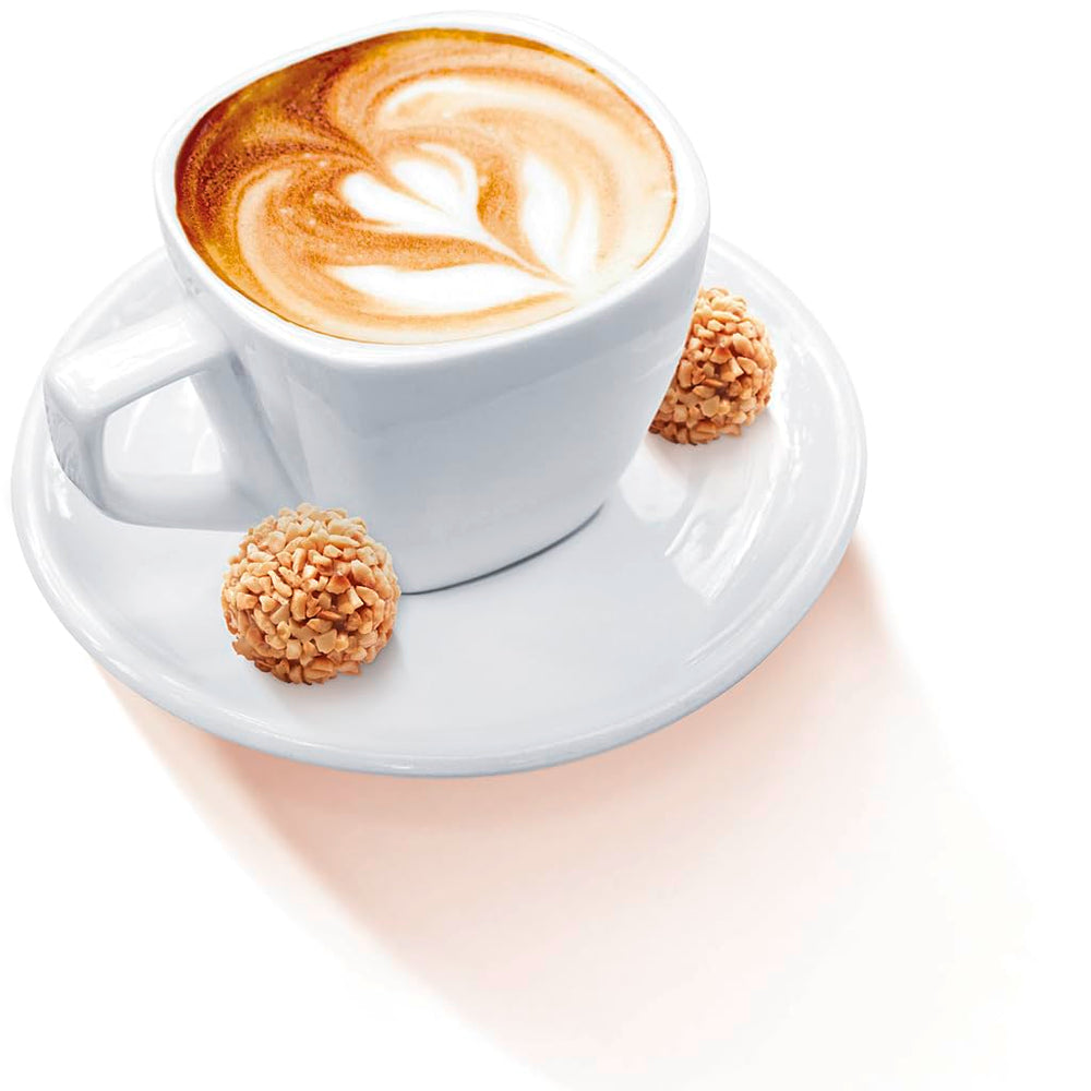 GiOTTO – eine Gebäckspezialität nach original italienischem Rezept – Waffelschale, Milch- und Haselnusscremefüllung und Haselnussstückchenglasur – 10 x 21,5 g