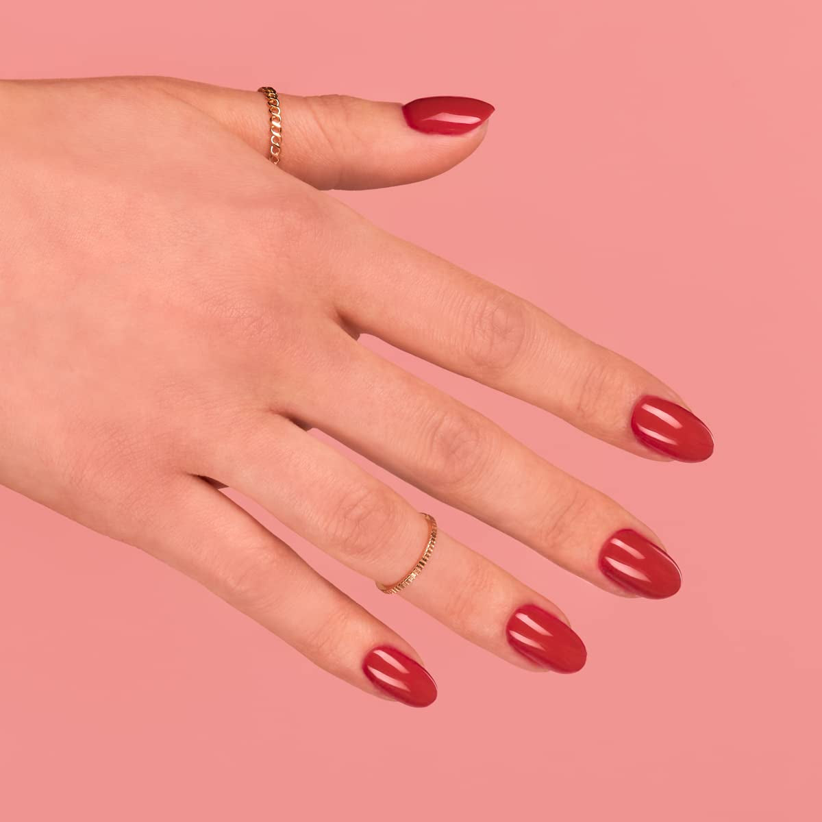 Semilac UV-Nagellack 027 Intensives Rot, 7 ml, Hottie-Kollektion