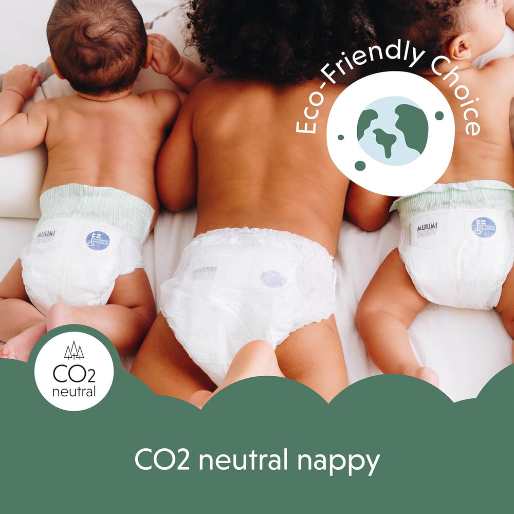 Mumin-Baby-Öko-Windeln, Größe 3, 5–8 kg, 48 Stück, hochwertige weiche Windeln | Weich und hautfreundlich, atmungsaktiv, saugfähig, keine unnötigen Chemikalien |