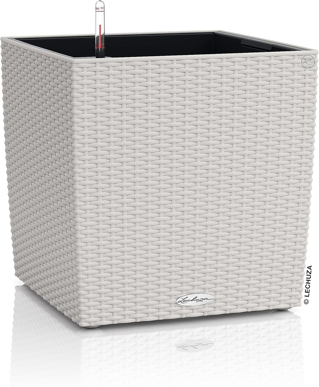 LECHUZA CUBE Cottage 30 granit 15372