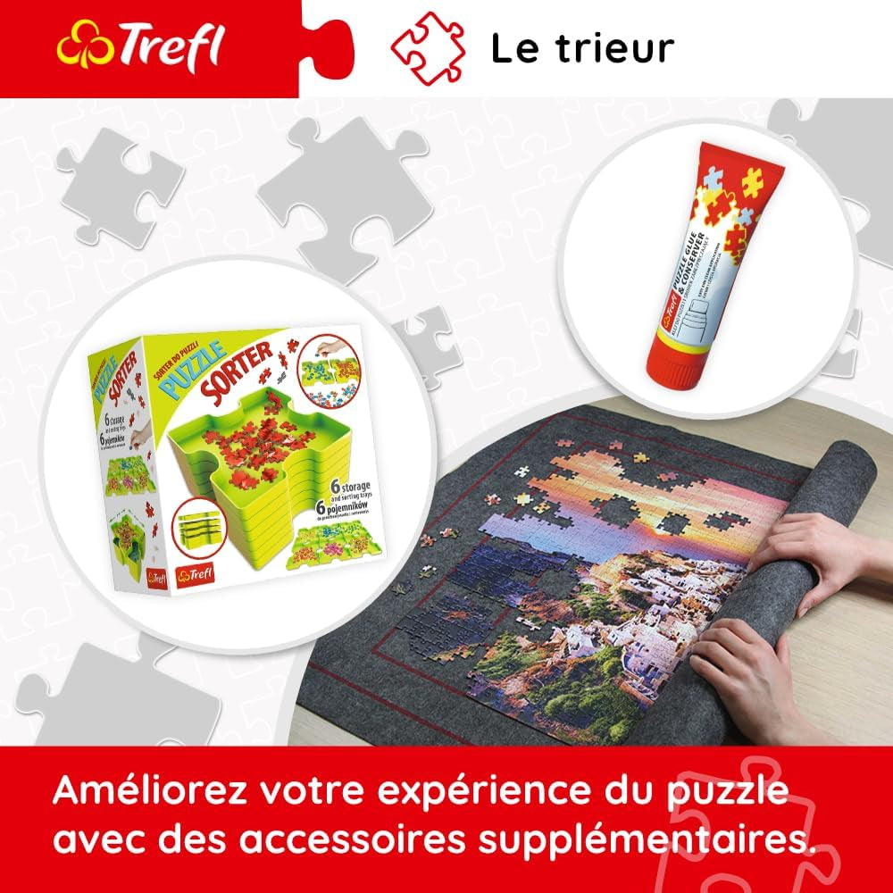 Trefl - Puzzle 2In1: Capitale europene - 2 X 500 piese - Set de două puzzle-uri, Bricolaj, Divertisment creativ, Pentru adulți și copii peste 10 ani Puzzle Naty Shop