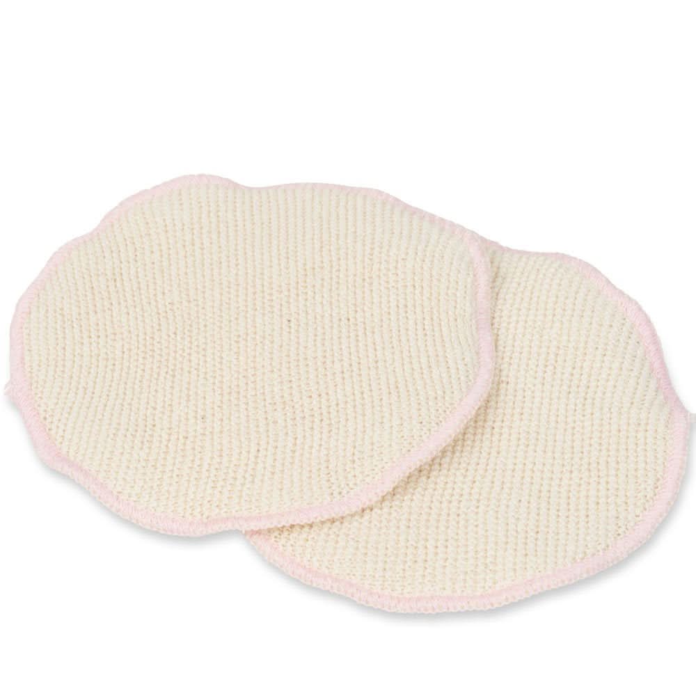 ELANEE Stilleinlagen aus Seidenwolle (2 Lagen) - Handwaschbare Stilleinlagen - Sanft für stark strapazierte Brustwarzen Zubehör Essen und Stillen Bebe Naty Shop