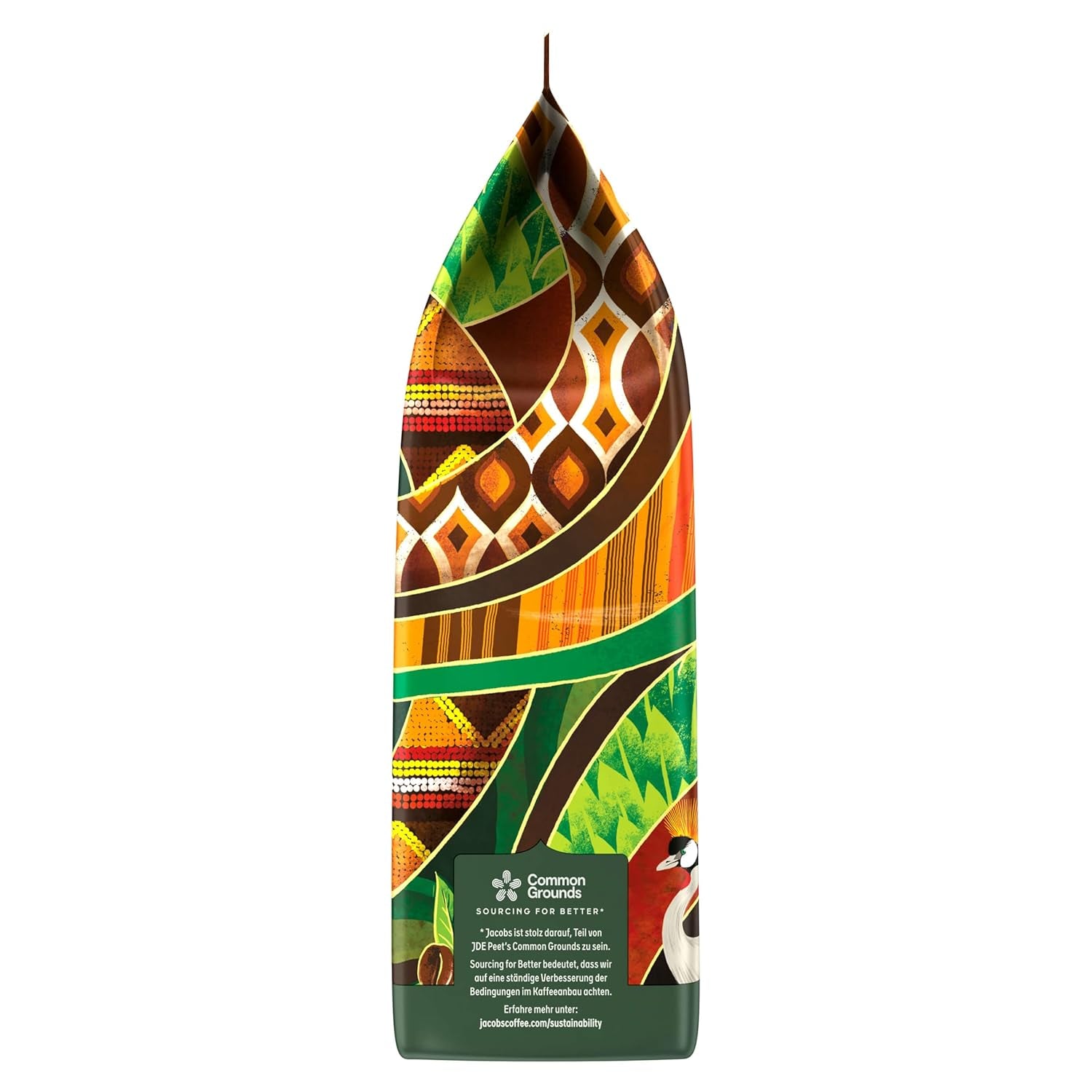 Boabe de cafea Jacobs Origins Uganda și Kenya, espresso corpolent cu o notă picantă, intensitate 8/10, boabe întregi de cafea, 1 kg