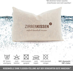 Familie de pin de piatră elvețiană Pernă de pin de piatră elvețiană Simply heavenly dreaming 30X20 cm, lemn, natural, 1 bucată (1 pachet) Perne standard Naty Shop