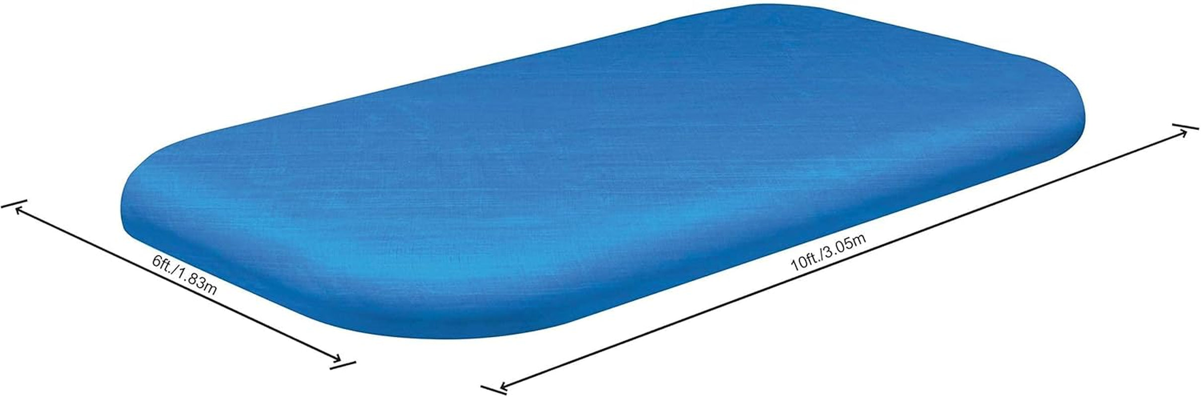 Bestway 58108 Prelată pentru piscină familială 305 x 183 x 56 cm 305x183x56 cm Albastră