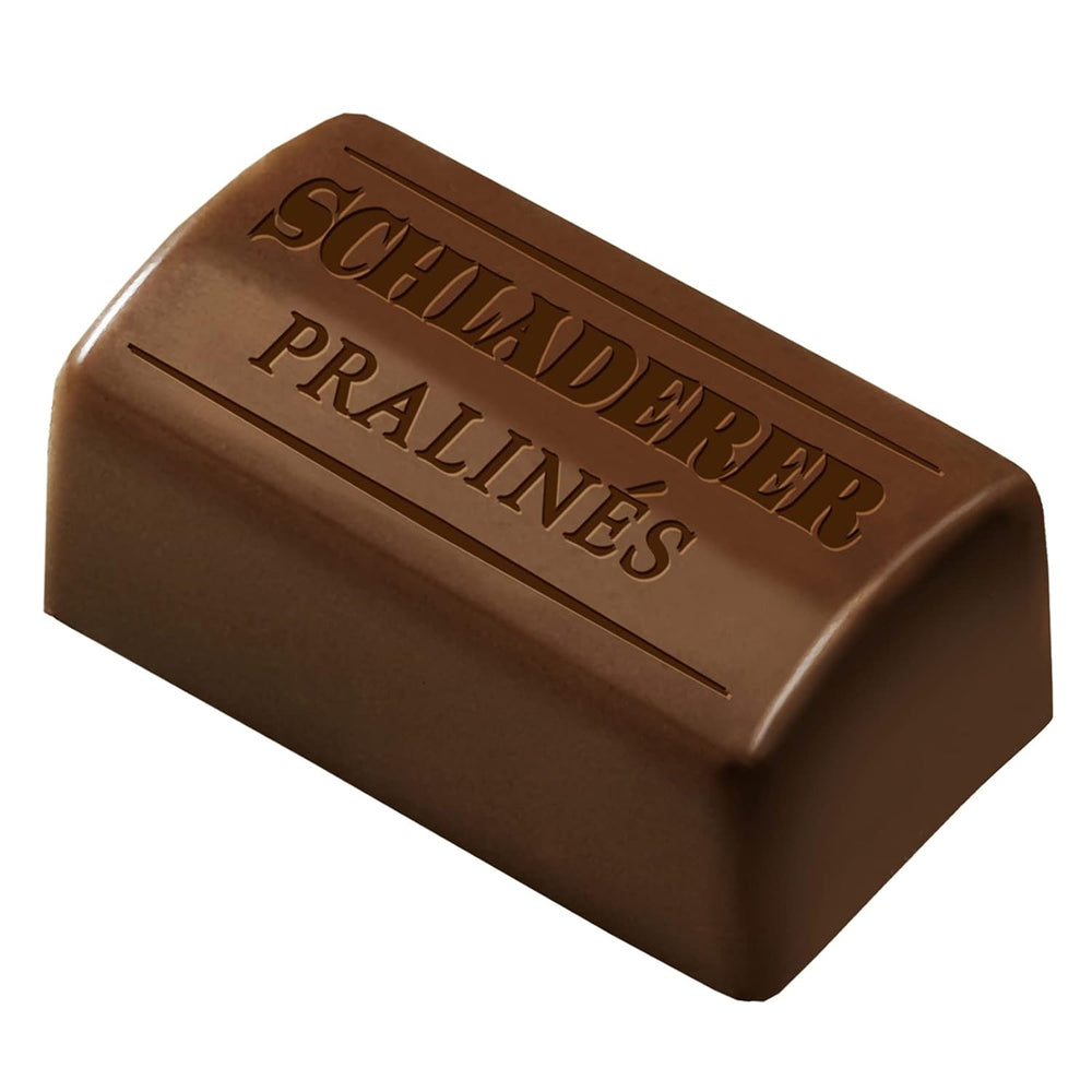 RCP Schladerer Pralinen, feines Sortiment, Vollmilch- und Zartbitterschokolade, mit und ohne Zuckerkruste, flüssige Füllung, alkoholhaltig, tolles Geschenk, 255g