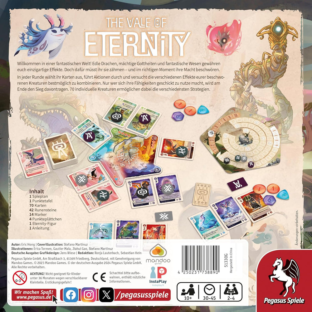Pegasus Spiele 51330G Tal der Ewigkeit, M, weiß