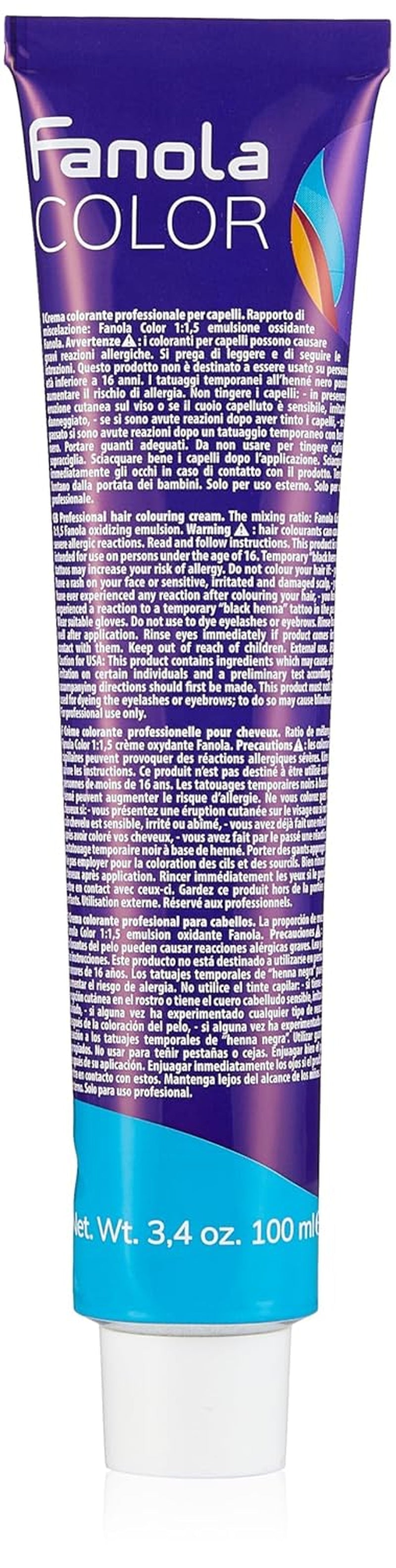 Fanola crema colore Cremă colorantă 7.0 Blond, 100 ml