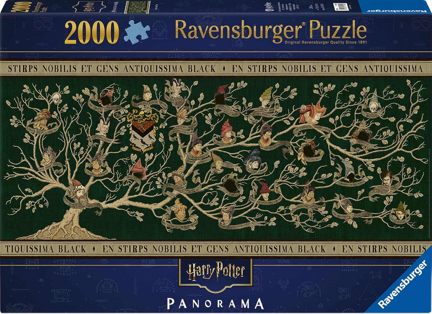 Ravensburger Puzzle 17299 – Stammbaum – Panorama Harry Potter 2000-teiliges Puzzle für Erwachsene und Kinder ab 14 Jahren Puzzle Naty Shop