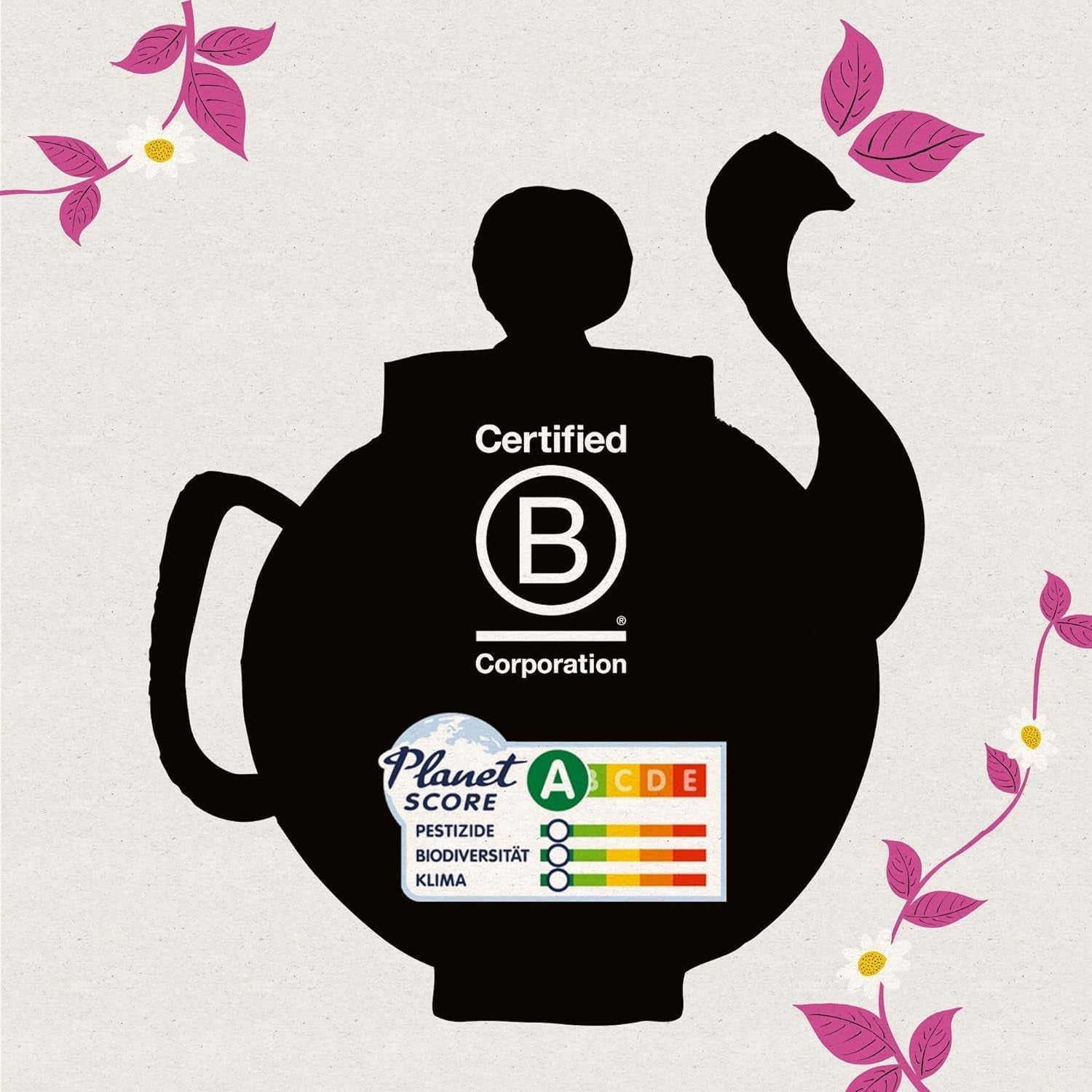 Cupper Ceai de fructe organic Cranberry Rasperry, 20 pliculețe de ceai nealbite, ecologic, comerț echitabil