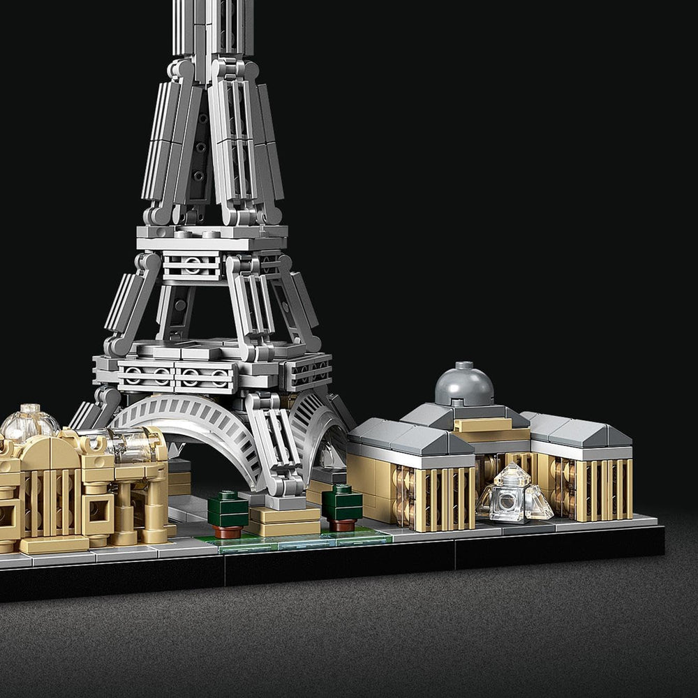 LEGO Architecture Paris, Eiffelturm, Champs-Élysées und Louvre Modellbausatz, Skyline-Kollektion, Wohn- und Bürodekorationen, Geschenkideen für Sammler, Männer und Frauen 21044 Bausätze Besuchen Sie den LEGO-Store