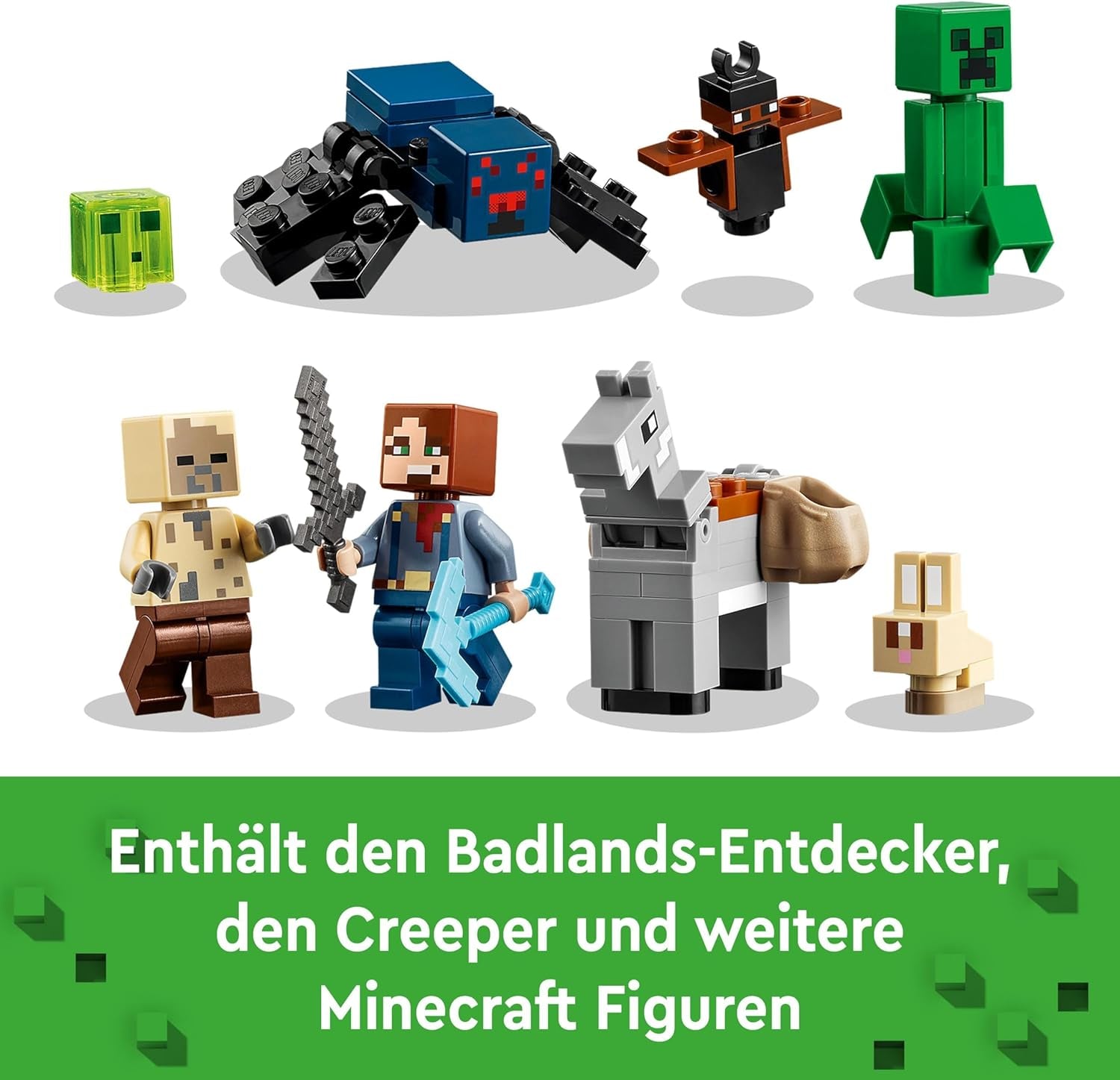 LEGO Minecraft Badlands Mine Videospiel-Bergbauspielzeugset für Jungen und Mädchen ab 8 Jahren. Lustige Bausteine, Abenteuerset, Geburtstagsgeschenk 21263. Bausets. Besuchen Sie den LEGO-Store