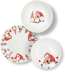 Excelsa Gnomo Tellerservice 18-Teilig Seturi vesela masa Naty Shop