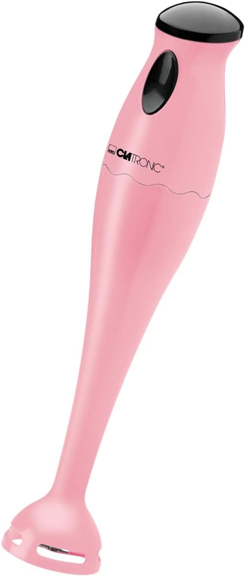 Clatronic Stabmixer/Pürierstab/Blender/Stab-Mixer/Stick/Mixstab SM 3577; Edelstahl-Schlagmesser; Für Smoothie, Kürbispüree, Babybrei, Milchshake; Mit Mixbehälter (500 Ml); 180 Watt; Pink Bucatarie Naty Shop Pink