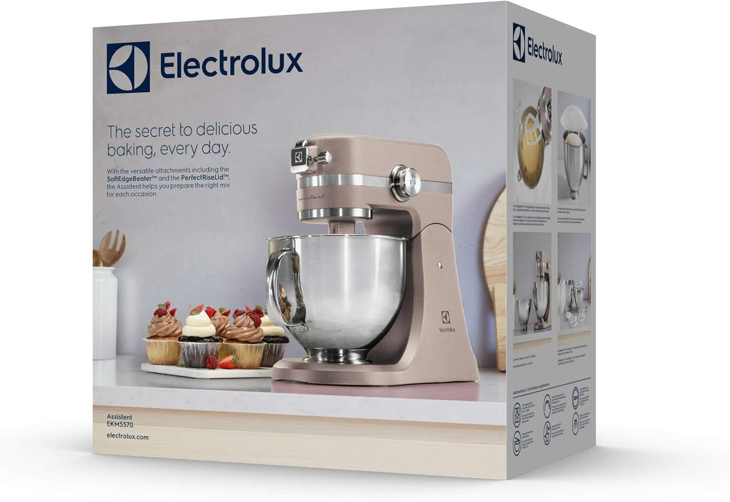 Küchenmaschine Electrolux Assistant EKM5570, 1200 W, Metallgehäuse, 10 Geschwindigkeiten Naty Shop