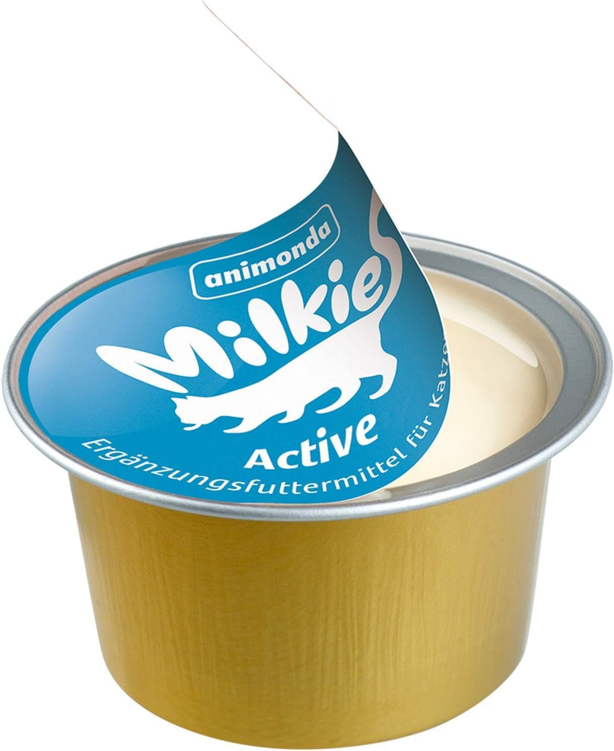 Animonda Milkies Selection (20 cupe À 15 G), lapte de pisică ușor digerabil pentru pisici adulte, pachet valoric practic cu 20 de cupe de lapte de pisică, gustare cu lapte fără soia și zahăr