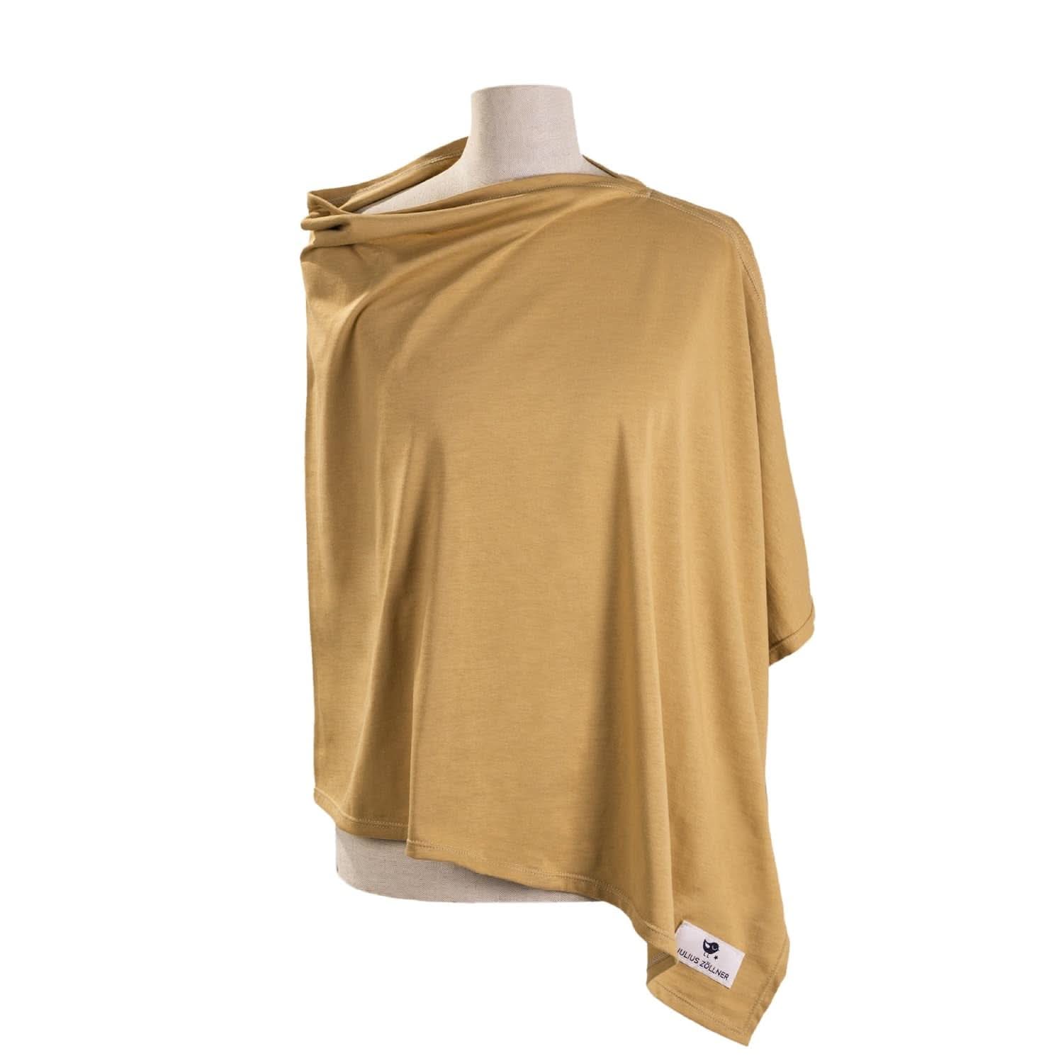 Julius Zöllner Stilltuch Aus 100 Prozent Jersey-Baumwolle, OEKO-TEX STANDARD 100, Made in Germany, Uni Tan Accessoires Essen und Stillen Baby Naty Shop Uni Cinnamon