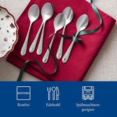 Villeroy & Boch - Toy'S Delight Kaffeelöffel-Set 6-teilig Silver Platinum, spülmaschinenfest Kitchen Naty Shop