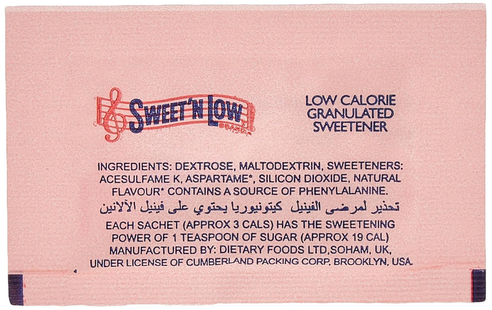 Sweet´N Low Sweetener Süßstoffe Naty Shop