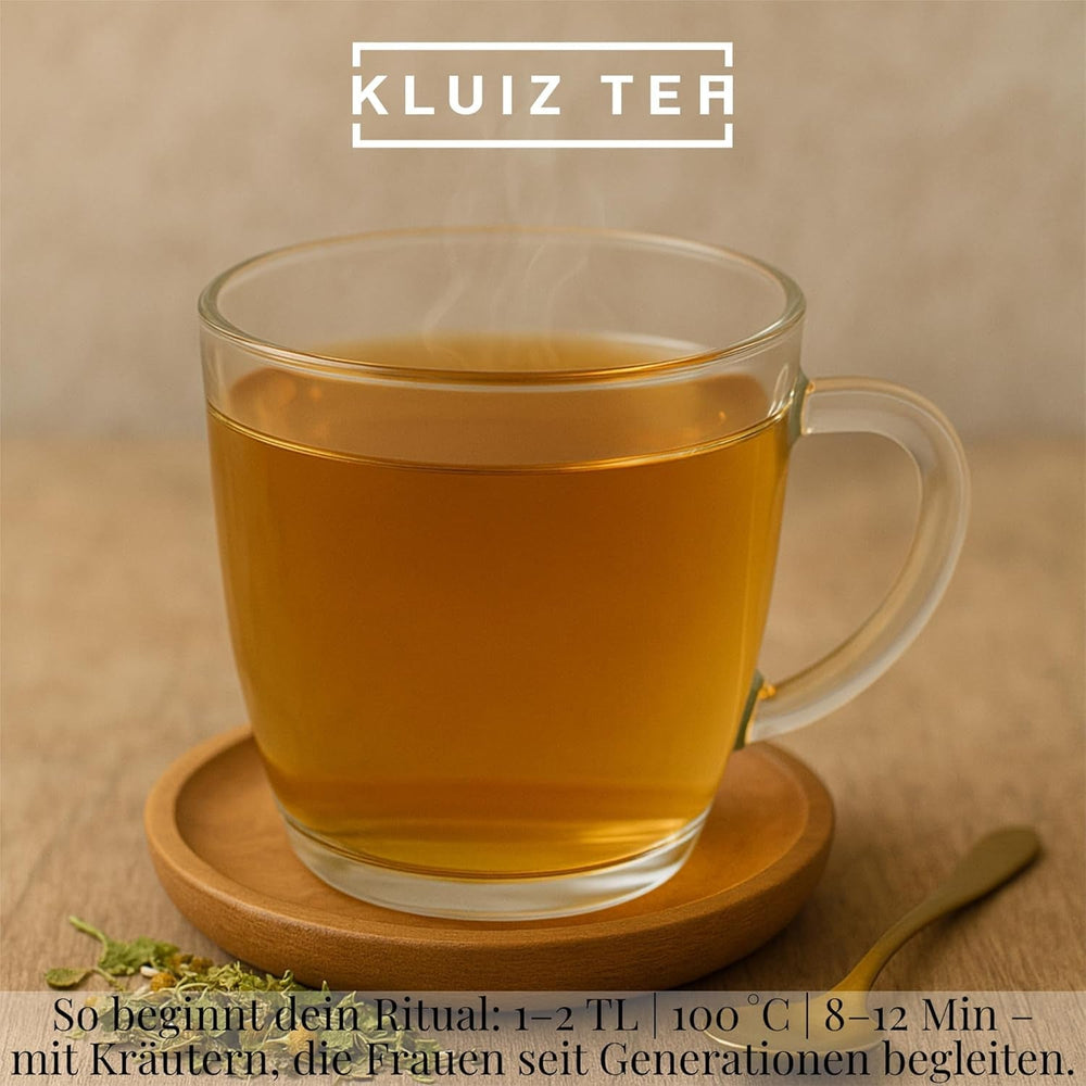 Ceai pentru femei bio vrac - 100 grame I Ceai din plante cu alchemilla, agnocastan, coada șoricelului și alte plante tradiționale I Ceai din plante de la KLUIZ