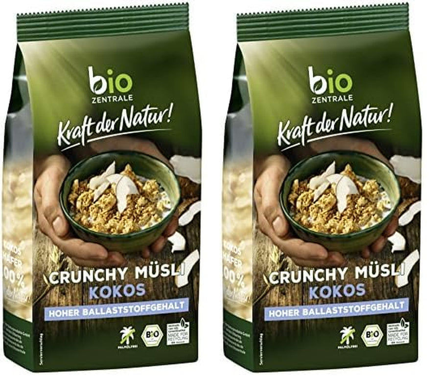 Knuspriges Müsli mit Beeren Biozentrale | 375 g Bio-Müsli | Ideal zum Frühstück und für die Tasse Müsli zum Mitnehmen | Eine Alternative zu Müsliriegeln