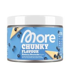 MEHR Chunky Flavour, Blueberry Cheesecake, Aromapulver zum Süßen mit Inulin und Laktase, 150 Gramm Süßstoffe Naty Shop 250 G (1Er Pack) Blueberry Cheesecake