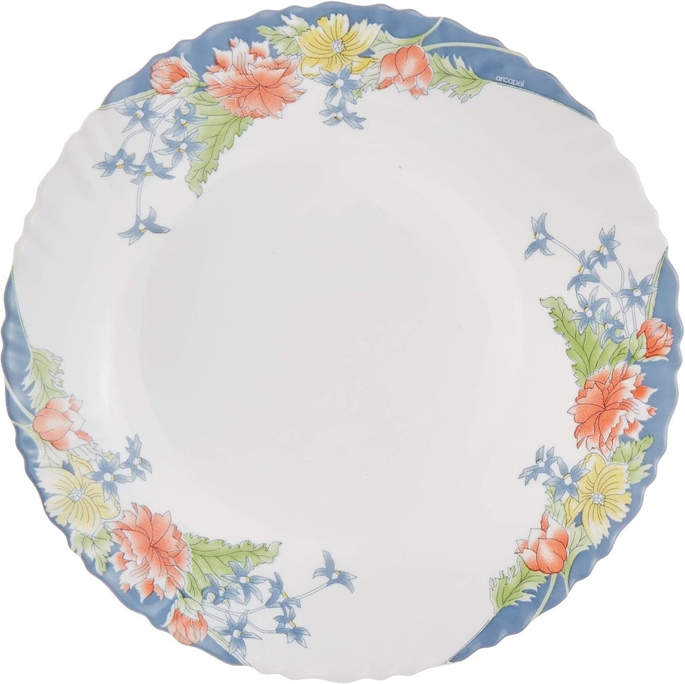 Florine Tafelservice Mit Blumen, Glas, Mehrfarbig, 33 X 33 X 31 Cm Tableware sets Naty Shop