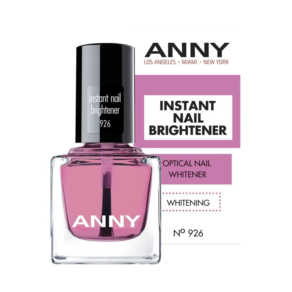 ANNY Instant Nail Brightener – Natürlicher Pflege-Nagellack mit optisch aufhellender Wirkung – 15 ml