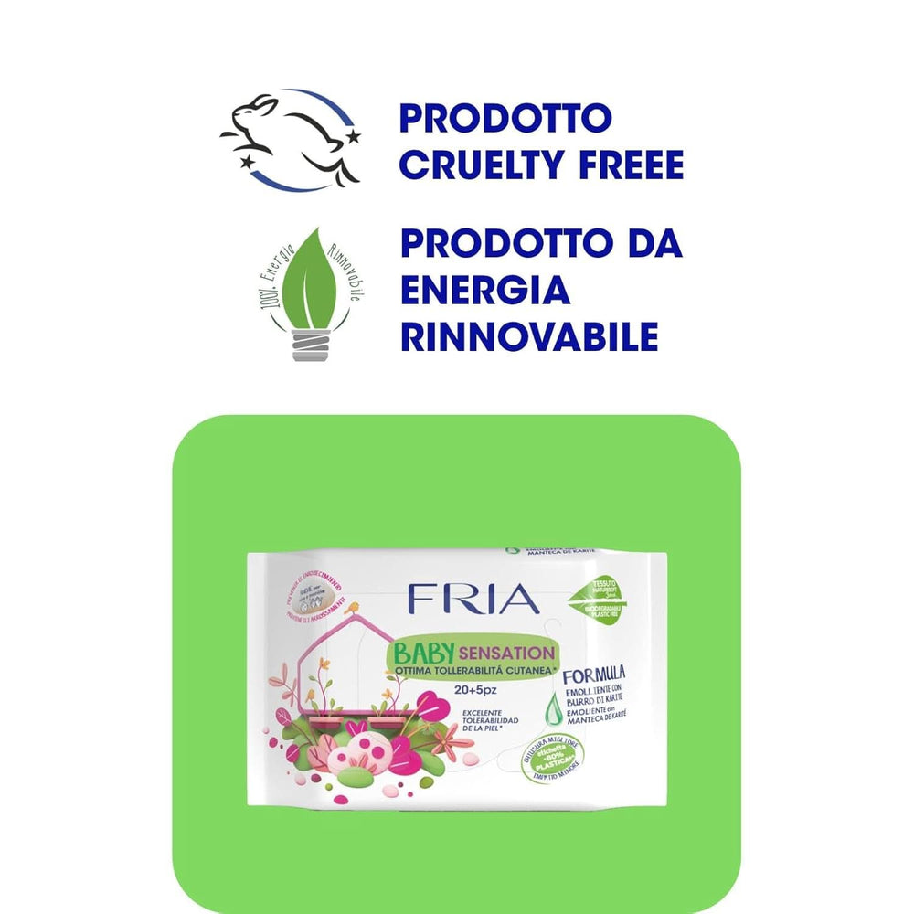 Șervețele de curățare Fria Baby Sensation Servetele Umede Bebelusi Naty Shop