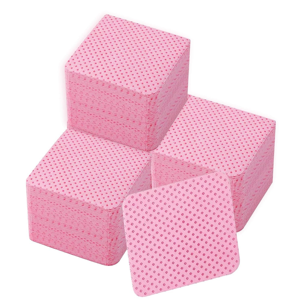 330 Stück Fusselfrei Nägel Wattepads, Fusselfreie Nageltücher, Nagel Wischtücher Wattepads, Nagellack Entfernen Für Cleaner Gelnägel Nail Wipes Pads (Weiß)