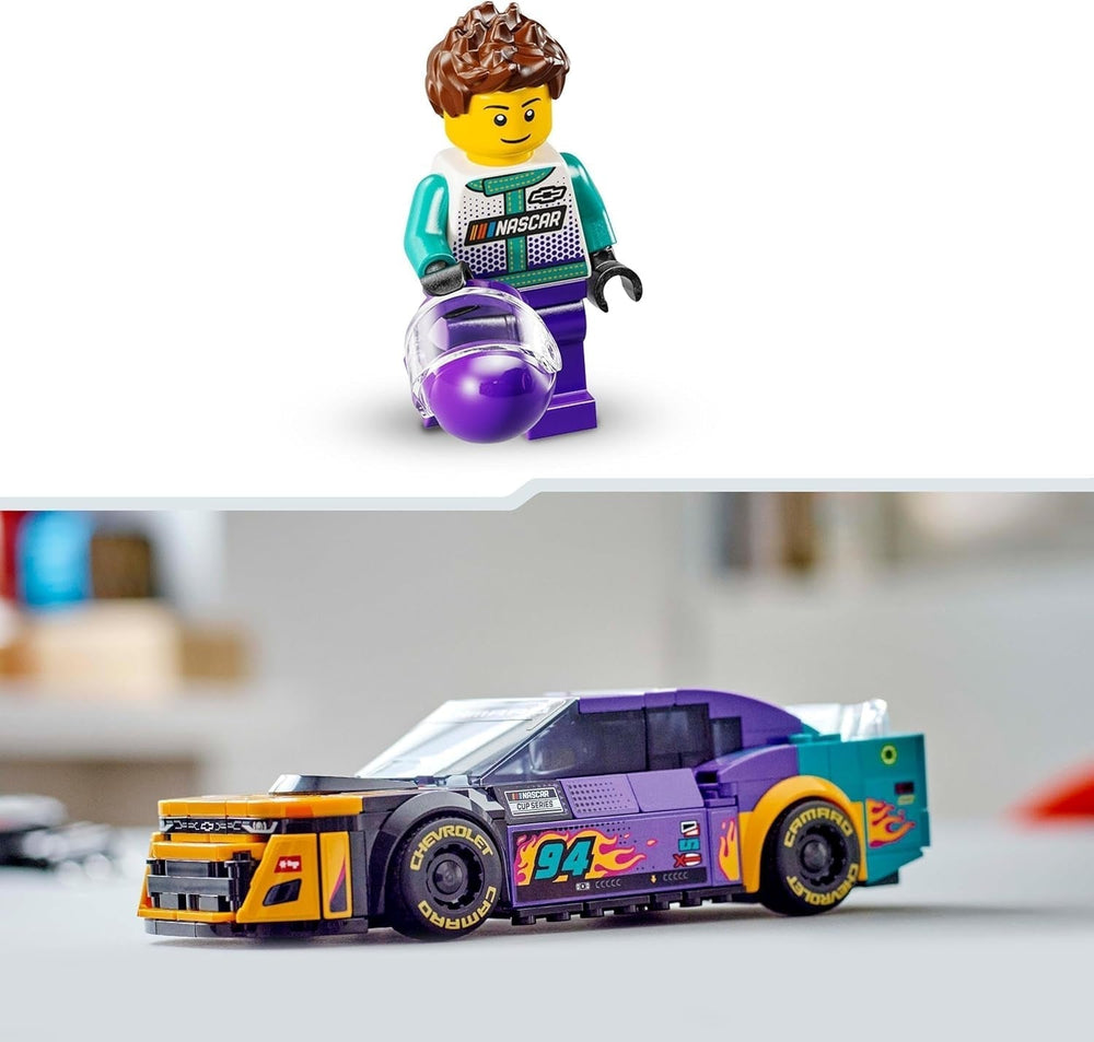 LEGO Speed Champions NASCAR Next Gen Chevrolet Camaro ZL1 Spielzeugauto; Rennwagen-Bau- und Spielset; Geschenk für Jungen und Mädchen ab 9 Jahren. 76935 Bausets. Besuchen Sie den LEGO-Store