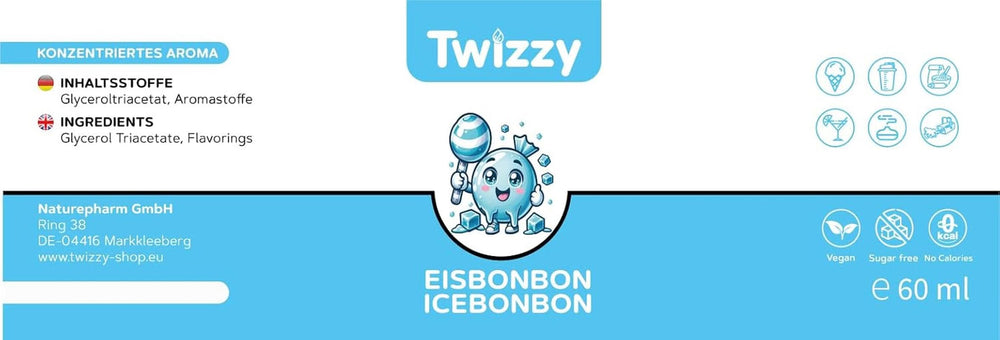 Twizzy Concentrated Ice Candy Aroma, 60 ml Aromen Naty Shop