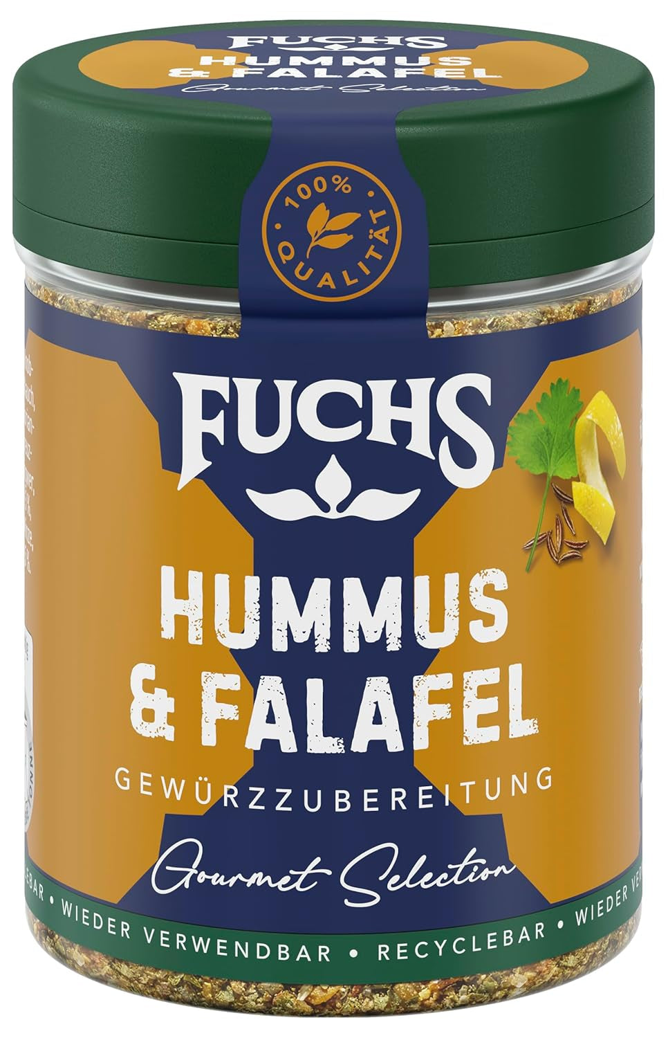 Fuchs Gewürze Gourmet Selection Naher Osten-Afrika – Dukkah Gewürzmischung, nachfüllbarer Gewürz Mix, zum Verfeinern von Fisch und Lamm, vegan, 50 g