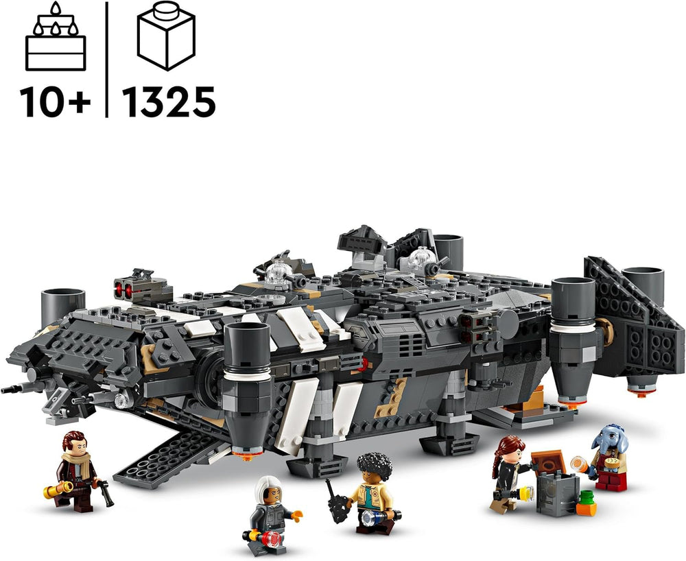 LEGO Star Wars: Skeleton Crew Onyx Cinder, baubares und sammelbares Raumschiffspielzeug für Jungen und Mädchen mit 5 Charakteren, Geschenkidee für Fans ab 10 Jahren 75374 Bausätze Besuchen Sie den LEGO-Store