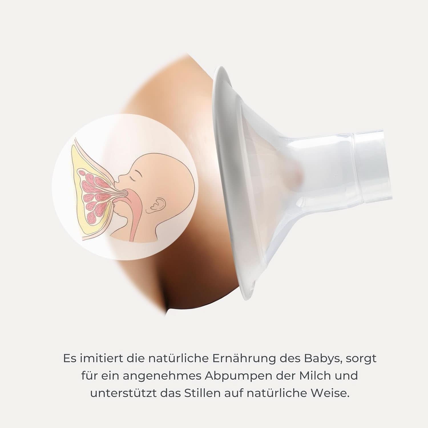 Nuvita Efficient Doppelpumpenset für Materno Smart X - 1287KDX | Komplettes Zubehörset, Anti-Kolik-Flasche, zugelassen von Aio Accesorii Hrana si Alattare Bebe Naty Shop