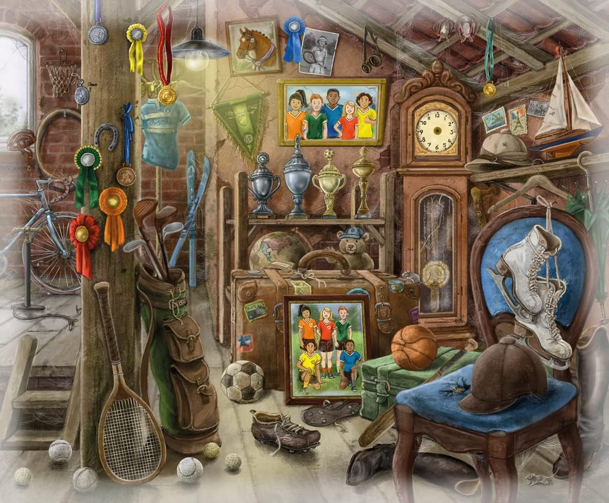 Ravensburger EXIT Puzzle – Das geisterhafte Herrenhaus – 6X 99-teiliges Puzzle für Puzzle-begeisterte Erwachsene und Kinder ab 10 Jahren. Puzzle Naty Shop