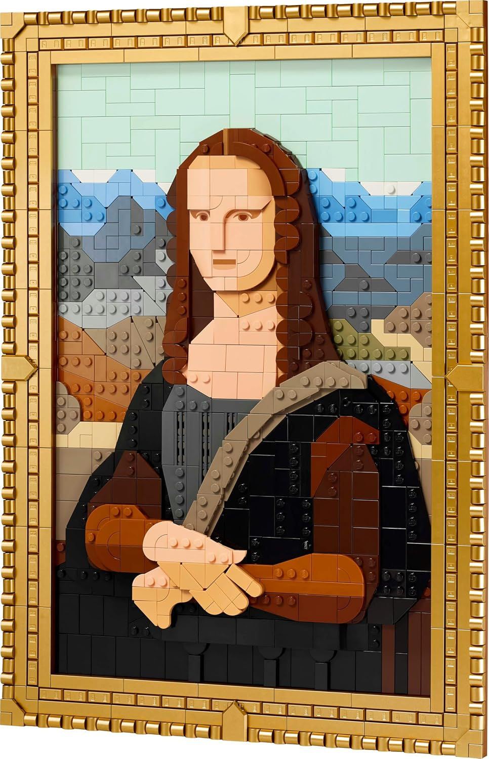 LEGO Art Mona Lisa, Set für Erwachsene, Gemälde von Leonardo da Vinci zum Aufhängen, kreative Aktivität für Männer und Frauen, Geschenk für Kunstliebhaber, italienische Renaissance Kunst 31213