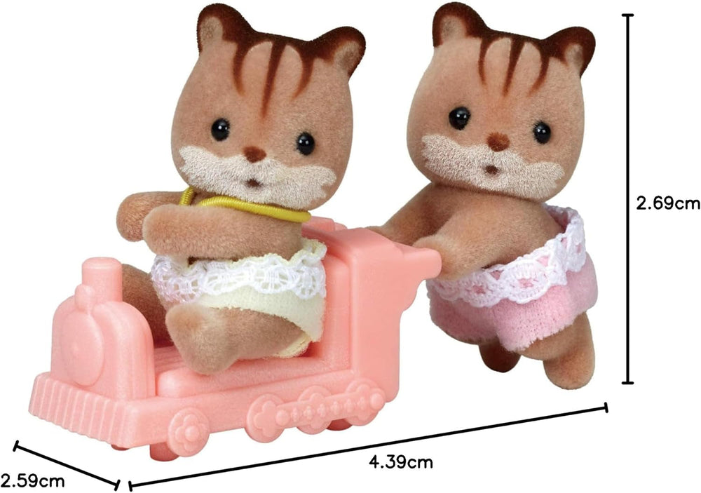 Sylvanian Families L5421 Eichhörnchen-Zwillinge Puppenhaus Puppenhausfiguren Naty Shop Dolls