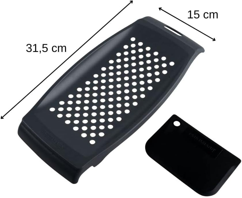 Fackelmann Spätzlereibe mit Teigschaber Schäler Naty Shop